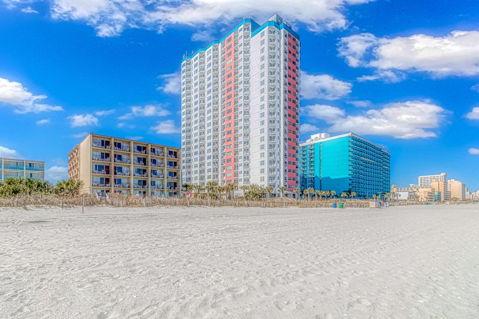 Good Time Charlies Oceanfront Retreat Aparthotel Myrtle Beach Exteriör bild